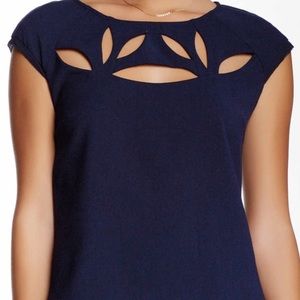 Blouse with cut outs